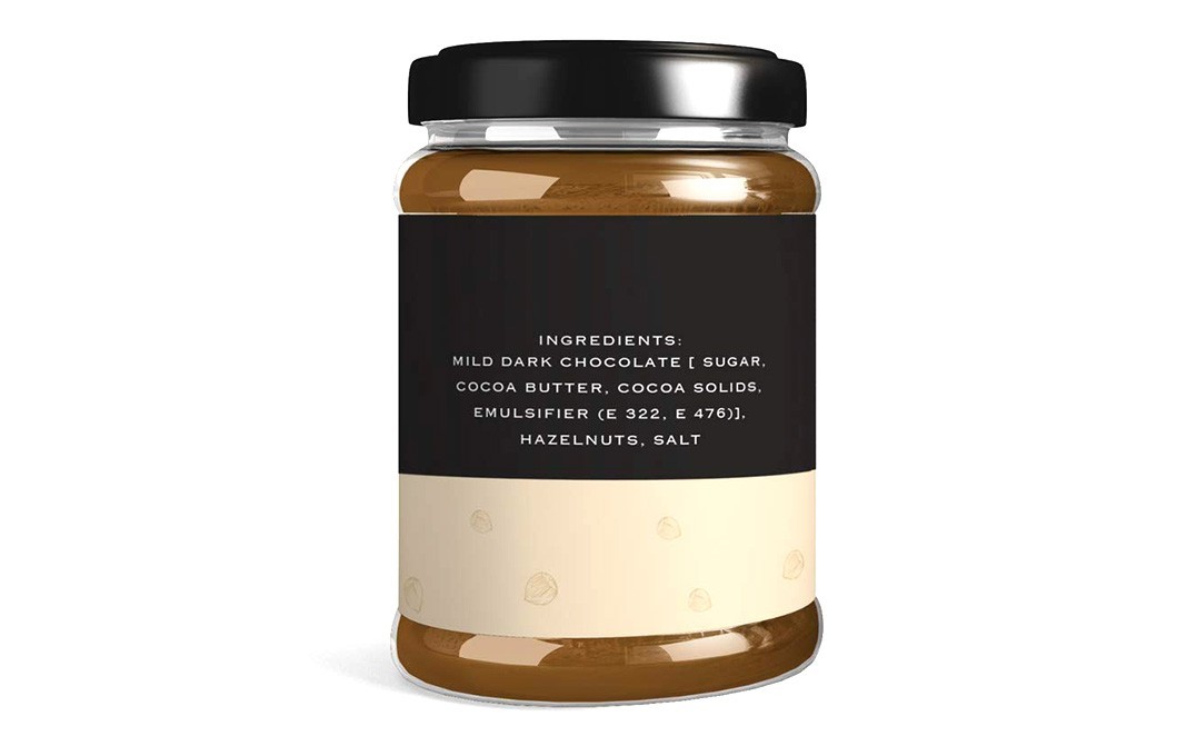Ambriona Hazelnut Butter With Milk Dark Chocolate   Glass Jar  200 grams